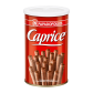 GAUFRETTES FOURREES NOISETTE CHOCOLAT CAPRICE BOITE METAL 250 G / 12