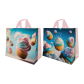 SAC CABAS PP TISSÉ GATEAUX 43+20X38CM/25