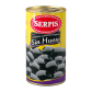 OLIVES SERPIS NOIRES DENOYAUTEES 130G