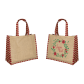 SAC JUTE NOEL COURONNE 420+180X350MM/50