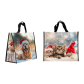 SAC CABAS PP NOEL CHATONS 440+200X400MM/125