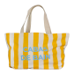SAC COTON CABAS BAIN JAUNE 640+150X360MM/50