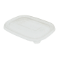 COUVERCLE PET POUR BARQUETTE BAMBOU 17X12 CM ANTI-BUÉE / 50