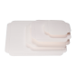 CARRES RAINES BLANC 17X17CM CARTON 500 UNITES / 1