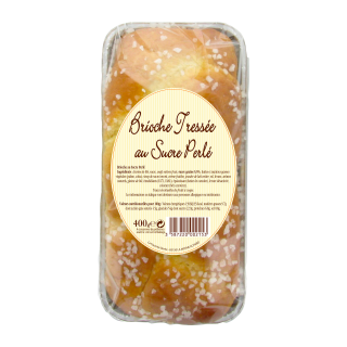 BRIOCHE TRESSEE AU SUCRE SACHET 400 G / 7