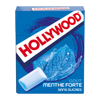 HOLLY WOOD POWER FRESH CHEWING GUM SANS SUCRES MENTHE HOLLYWOOD ETUI 14G /20