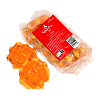 GAUFRES LIEGEOISES NATURE LES RENARDISES EMBALLAGES INDIVIDUELS 6 PIECES SACHET 330 G / 12