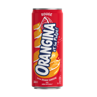 ORANGINA ROUGE SLIM CAN 33CL/24