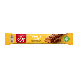 CÔTE D'OR DOUBLE CHOCOLAT PRALINE AMANDE CAJOU COTE D'OR BARRE 45G /32