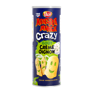 TUILES CREME OIGNON MONSTER MUNCH CRAZY BOITE METAL 150G/15