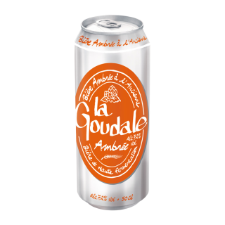 BIÈRE GOUDALE  AMBRÉE BARQUETTE CANETTE 50 CL / 12