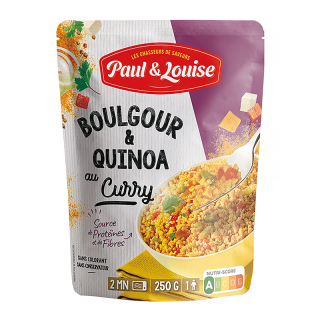 PAUL&LOUISE BOULGOUR QUINOA CURRY 250G/6