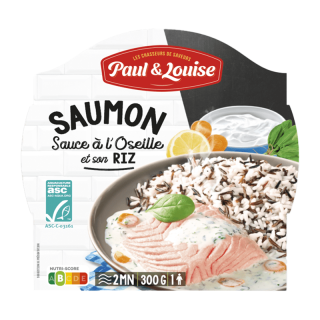 PAUL&LOUISE RIZ SAUMON OSEILLE 300G/8