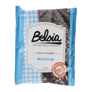 BELSIA CHIPS ARTISANALES SEL 40G/30