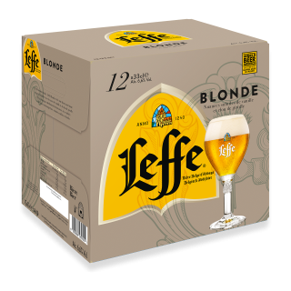 BIERE BLOND LEFFE 6,6° CAN 33CL PCK 12/2