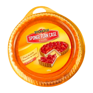 FOND DE TARTE VANILLE QUICKBURY ETUI 200 G / 12