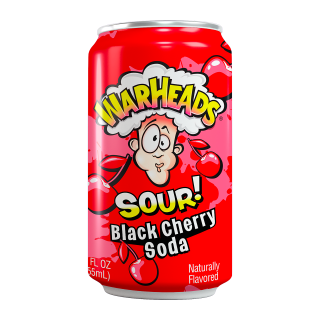 WARHEADS SOUR BLACK CHERRY FCAN 33CL/12