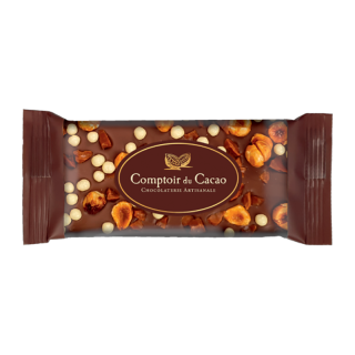 COMPTOIR CACAO CHOC CRUNCHY NOIS 40G/15