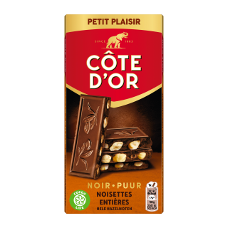 Tablette cote d'or noir noisette 100G