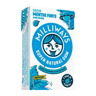 GUM MILLIWAYS SS MENTHE FORTE 20G/12
