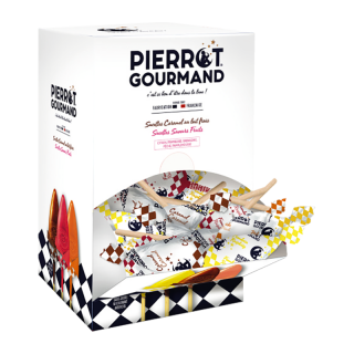 Boîte distributrice 100 sucettes fer de lance