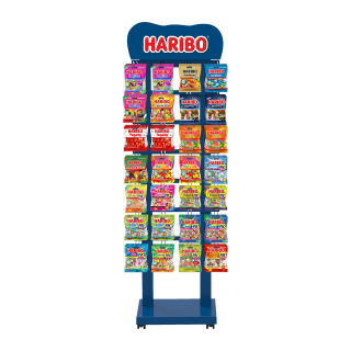 PRESENTOIR SOL METAL 28 BROCHES 120G