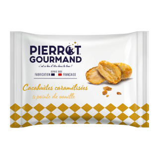 Cacahuètes caramélisées pointe de vanille