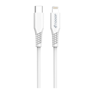 CÂBLE C TO LIGHTNING PVC BLANC 1M/ 5