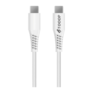 CABLE C TO C PVC BLANC 1 MÈTRE /5