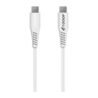 CABLE C TO C NYLON BLANC 1 MÈTRE/5