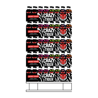 CRAZY TIGER MIX ARO PET 35CL 1/4 PAL/260
