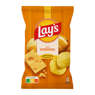 CHIPS LAYS EMMENTAL 130G/10