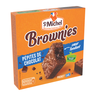 BROWNIES ST MICHEL PEPITE CHOCO 180G/9