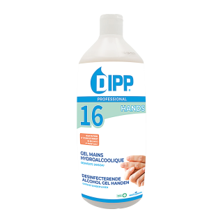 DIPP N°16 GEL MAINS HYDROALCOOLIQUE 1L/6