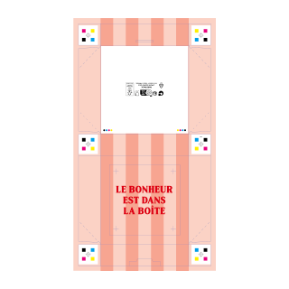 COLLECTION ETE 2026 "MESSAGES GOURMANDS" LOT BTE HAUTEUR 5 CM