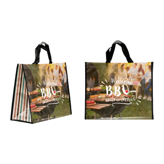 SAC CABAS PP BARBECUE 440+200X400MM/125