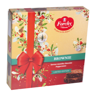 BROWNIE FORCHY MENTHE CHOCOLAT 285G/8