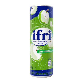 IFRI GAZEUSE POMME VERTE CAN 25CL/12