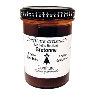 CONFITURE FRAISE EPEPINEE 230G/6
