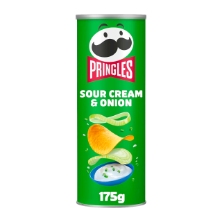 TUILES CREME OIGNON PRINGLES BOITE 175 G / 25