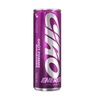 CIAO ENERGY POMME RHUBARBE SCAN 25CL/24