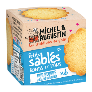 MICHEL & AUGUSTIN SABLES BEURRE SALE 40G/18