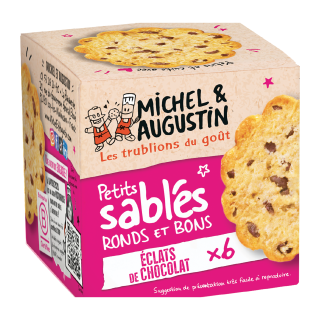MICHEL & AUGUSTIN SABLES CHOCOLAT 40G/18