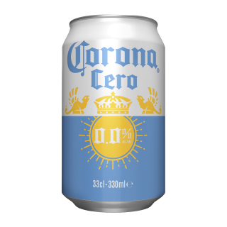 BIERE CORONA CERO CANETTE 33 cl PACK 4 / 6