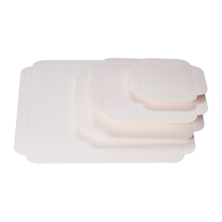 CARRES RAINES BLANC 17X17CM CARTON 500 UNITES / 1