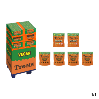 KIT BILLES VEGAN TREETS SACHETS GRAND FORMAT 6 CARTONS + PLV 