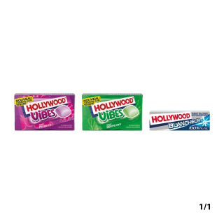 KIT GUM HOLLYWOOD DRAGEES 4 CARTONS