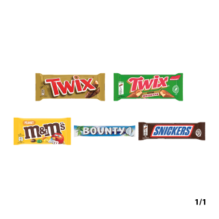 KIT BARRES CHOCOLATEES MARS 5 BTES