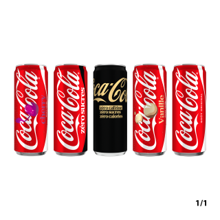 KIT COCA COLA SLIM CAN 33CL 6 FARDEAUX