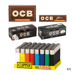 KIT OCB CLIPPER X10
